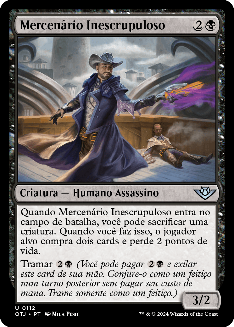 Mercenário Inescrupuloso / Unscrupulous Contractor - Magic: The Gathering - MoxLand