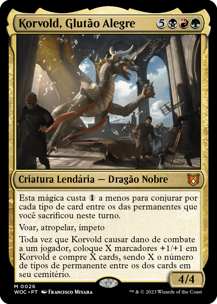 Korvold, Glutão Alegre / Korvold, Gleeful Glutton - Magic: The Gathering - MoxLand