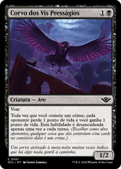 Corvo dos Vis Presságios / Raven of Fell Omens - Magic: The Gathering - MoxLand