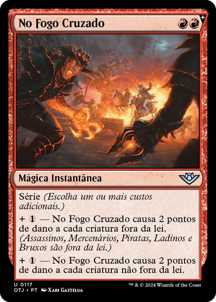 No Fogo Cruzado / Caught in the Crossfire - Magic: The Gathering - MoxLand
