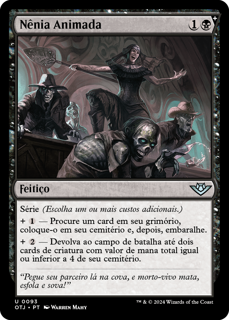 Nênia Animada / Lively Dirge - Magic: The Gathering - MoxLand