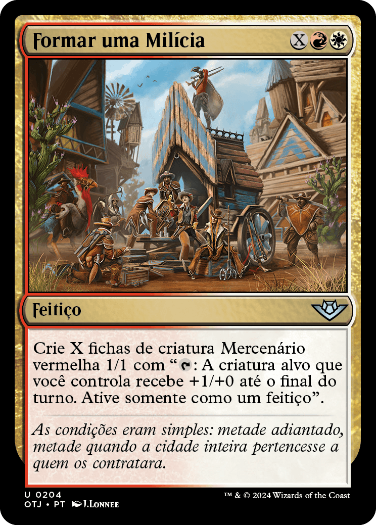 Formar uma Milícia / Form a Posse - Magic: The Gathering - MoxLand