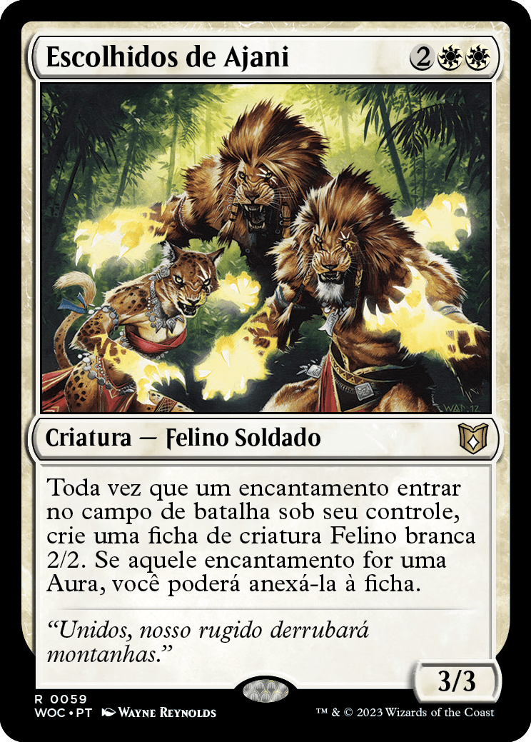 Escolhidos de Ajani / Ajani's Chosen - Magic: The Gathering - MoxLand
