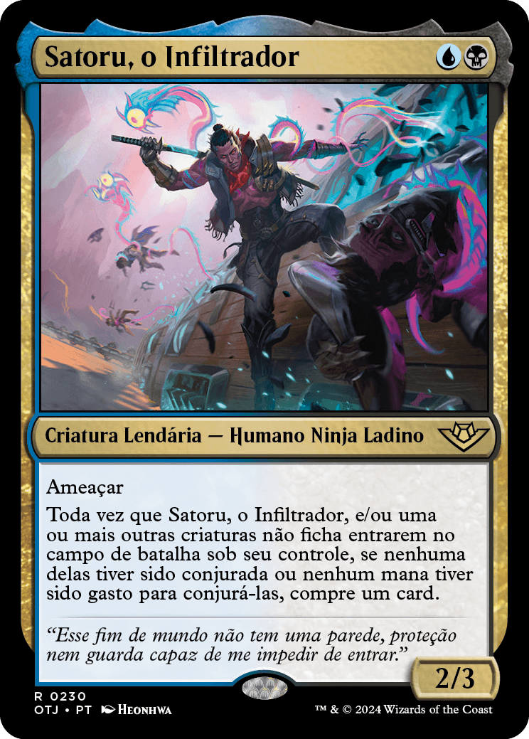 Satoru, o Infiltrador / Satoru, the Infiltrator - Magic: The Gathering - MoxLand