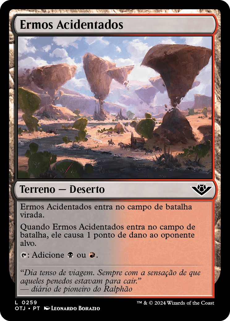 Ermos Acidentados / Jagged Barrens - Magic: The Gathering - MoxLand