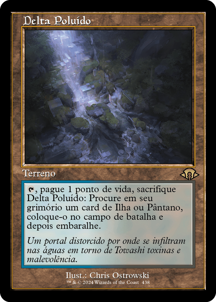 Delta Poluído / Polluted Delta - Magic: The Gathering - MoxLand