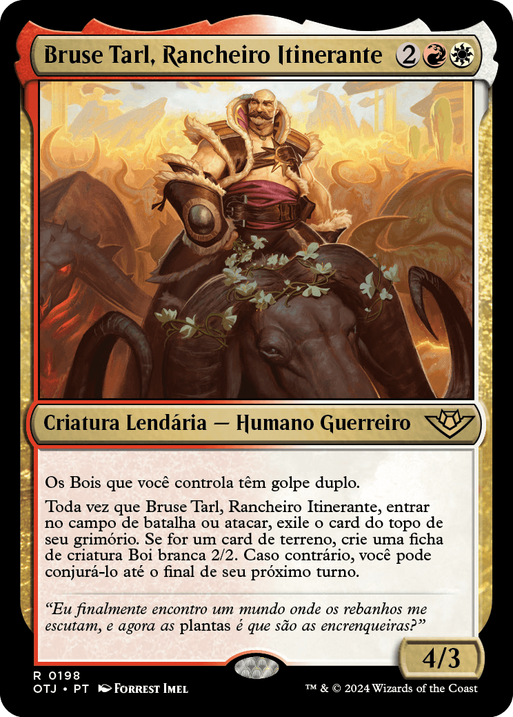Bruse Tarl, Rancheiro Itinerante / Bruse Tarl, Roving Rancher - Magic: The Gathering - MoxLand