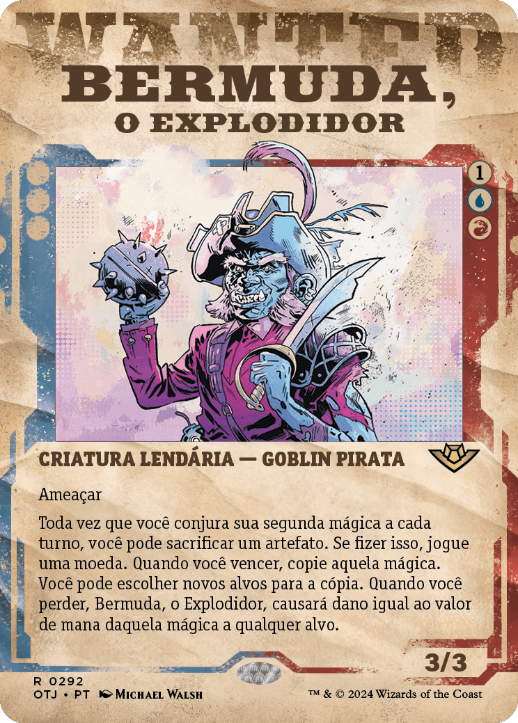Bermuda, o Explodidor / Breeches, the Blastmaker - Magic: The Gathering - MoxLand