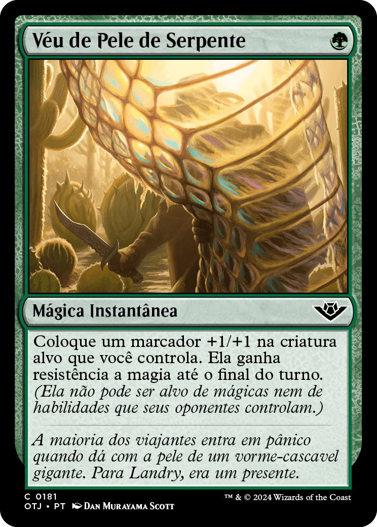Véu de Pele de Serpente / Snakeskin Veil - Magic: The Gathering - MoxLand