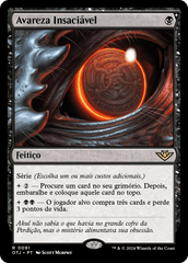 Avareza Insaciável / Insatiable Avarice - Magic: The Gathering - MoxLand