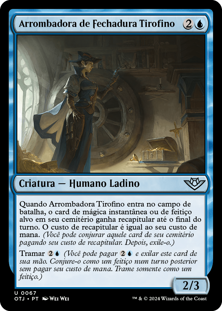 Arrombadora de Fechadura Tirofino / Slickshot Lockpicker - Magic: The Gathering - MoxLand