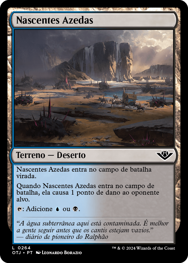 Nascentes Azedas / Soured Springs - Magic: The Gathering - MoxLand