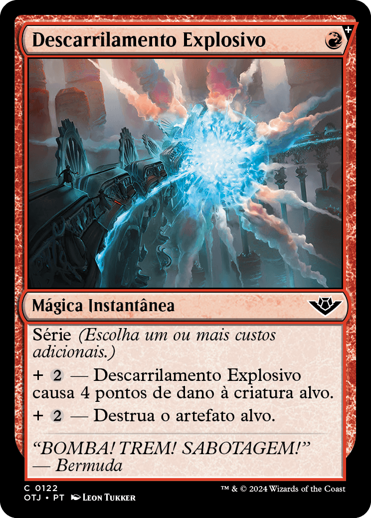 Descarrilamento Explosivo / Explosive Derailment - Magic: The Gathering - MoxLand