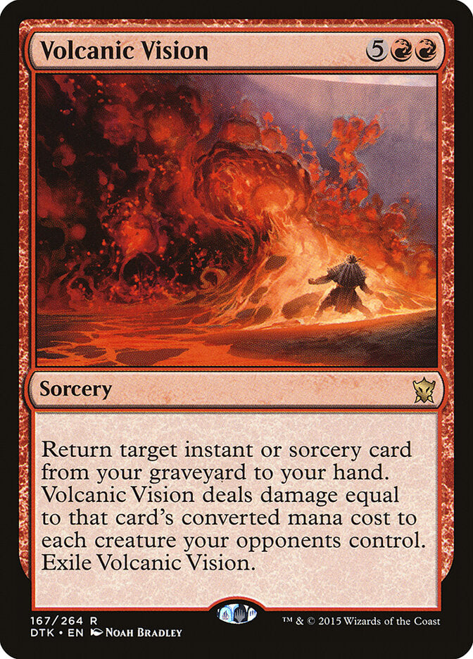 Visão Vulcânica / Volcanic Vision - Magic: The Gathering - MoxLand