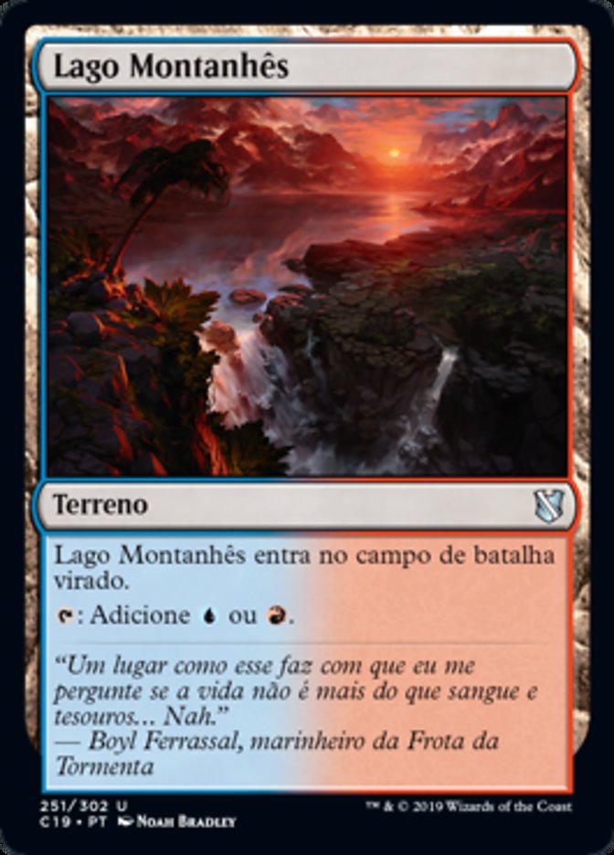 Lago Montanhês / Highland Lake - Magic: The Gathering - MoxLand