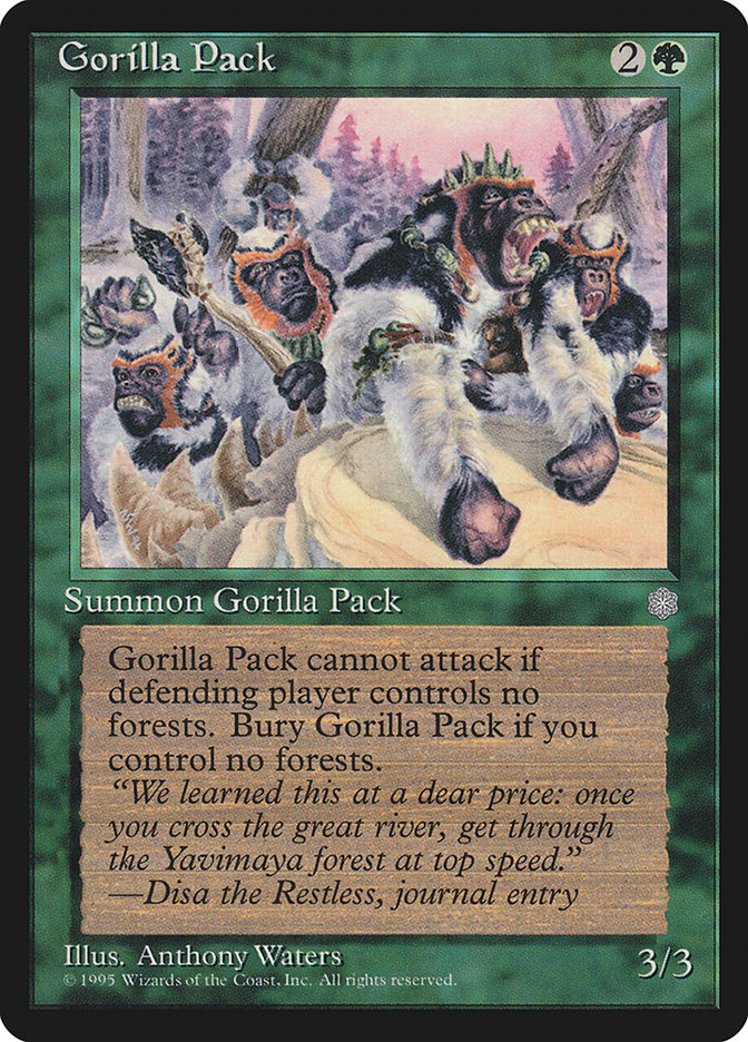 Grupo de Gorilas / Gorilla Pack - Magic: The Gathering - MoxLand