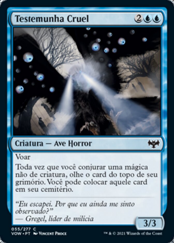 Testemunha Cruel / Cruel Witness - Magic: The Gathering - MoxLand