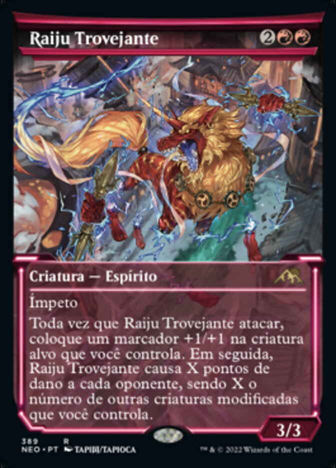 Raiju Trovejante / Thundering Raiju - Magic: The Gathering - MoxLand