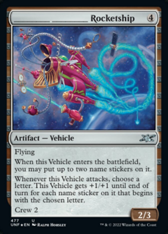 _____ _____ Rocketship - Magic: The Gathering - MoxLand