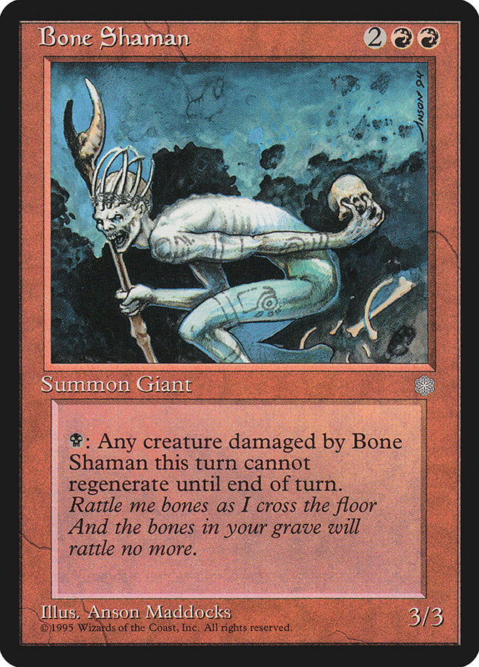 Xamã dos Ossos / Bone Shaman - Magic: The Gathering - MoxLand