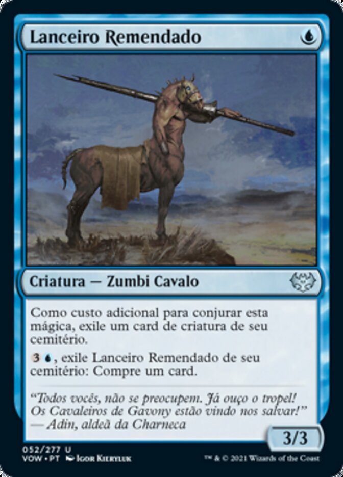 Lanceiro Remendado / Cobbled Lancer - Magic: The Gathering - MoxLand