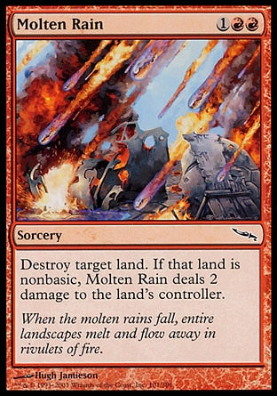 Chuva Fundente / Molten Rain - Magic: The Gathering - MoxLand