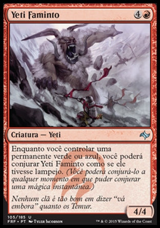 Yeti Faminto / Hungering Yeti - Magic: The Gathering - MoxLand