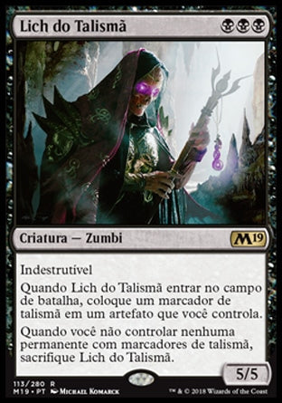 Lich do Talismã / Phylactery Lich - Magic: The Gathering - MoxLand