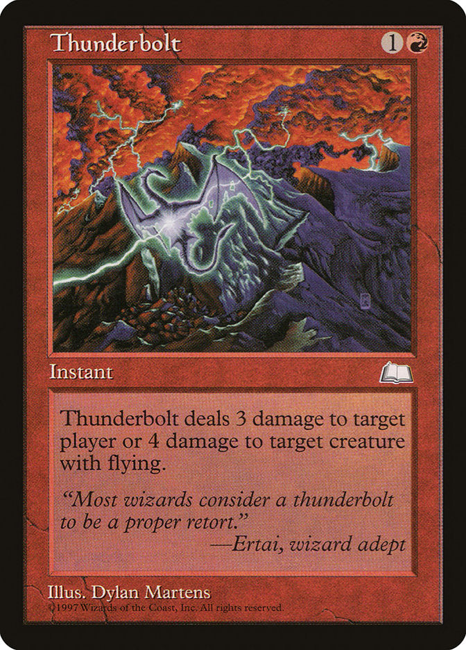 Relâmpago / Thunderbolt - Magic: The Gathering - MoxLand