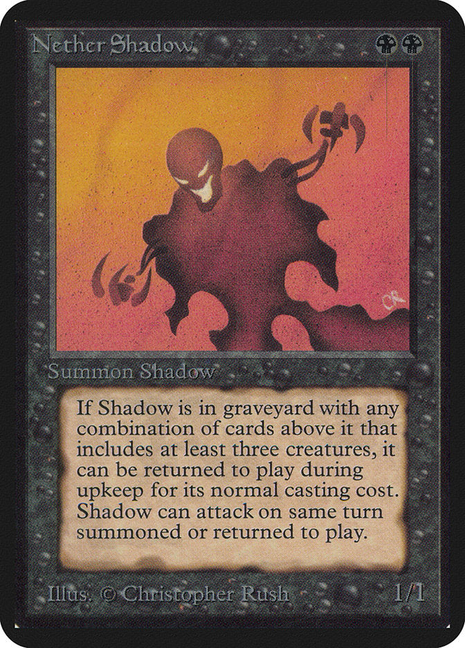 Vulto Ínfero / Nether Shadow - Magic: The Gathering - MoxLand