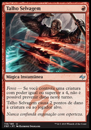 Talho Selvagem / Wild Slash - Magic: The Gathering - MoxLand