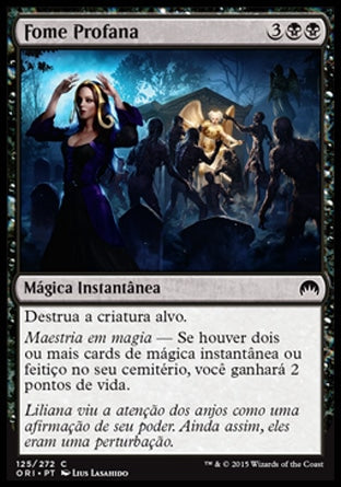 Fome Profana / Unholy Hunger - Magic: The Gathering - MoxLand