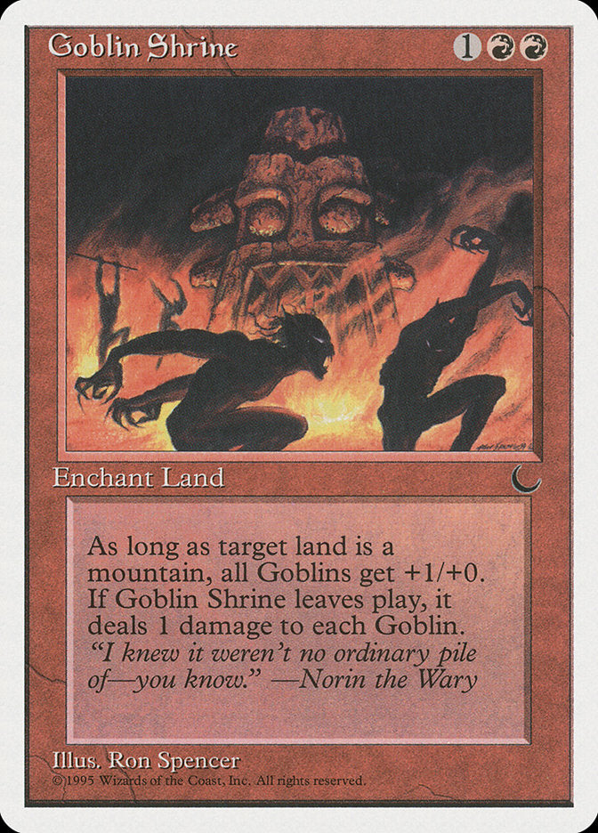 Goblin Shrine / Goblin Shrine - Magic: The Gathering - MoxLand