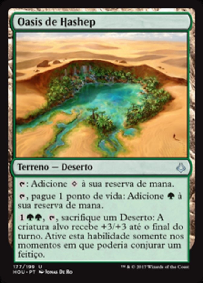 Oasis de Hashep / Hashep Oasis - Magic: The Gathering - MoxLand