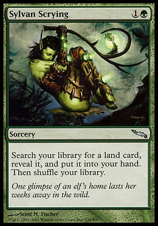 Auspício Silvestre / Sylvan Scrying - Magic: The Gathering - MoxLand