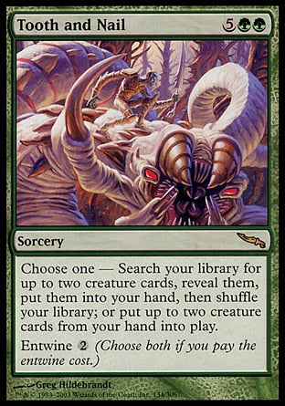 Unhas e Dentes / Tooth and Nail - Magic: The Gathering - MoxLand