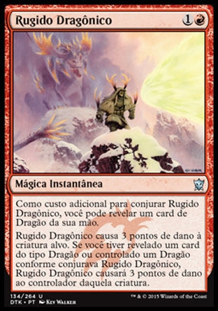 Rugido Dragônico / Draconic Roar - Magic: The Gathering - MoxLand