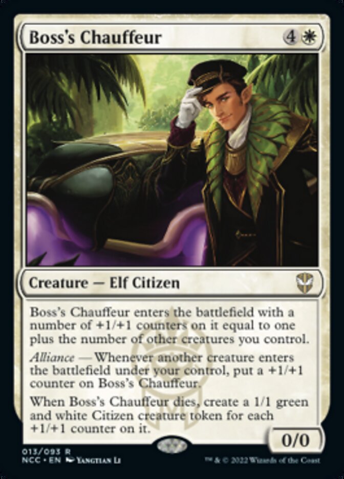 Chofer do Chefe / Boss's Chauffeur - Magic: The Gathering - MoxLand