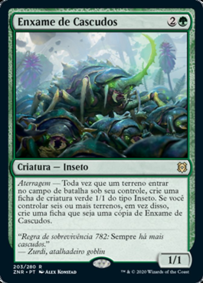 Enxame de Cascudos / Scute Swarm - Magic: The Gathering - MoxLand