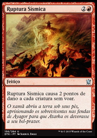 Ruptura Sísmica / Seismic Rupture - Magic: The Gathering - MoxLand
