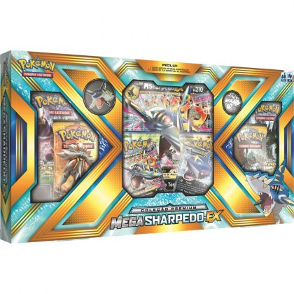 Box - Coleção Premium Mega Sharpedo EX - Pokémon TCG - MoxLand