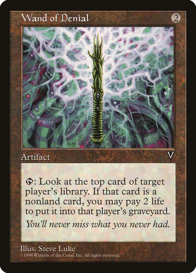 Bastão da Anulação / Wand of Denial - Magic: The Gathering - MoxLand