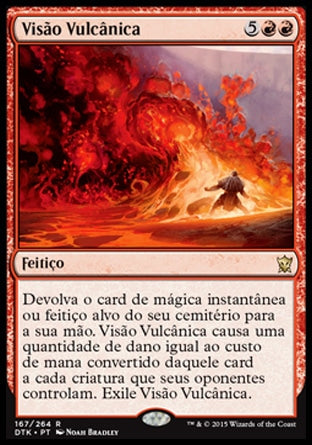 Visão Vulcânica / Volcanic Vision - Magic: The Gathering - MoxLand