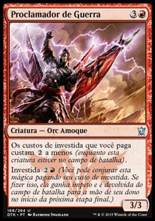 Proclamador de Guerra / Warbringer - Magic: The Gathering - MoxLand