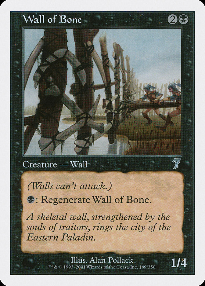 Barreira de Ossos / Wall of Bone - Magic: The Gathering - MoxLand