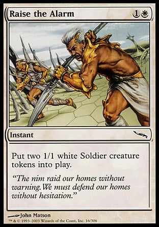 Soar o Alarme / Raise the Alarm - Magic: The Gathering - MoxLand