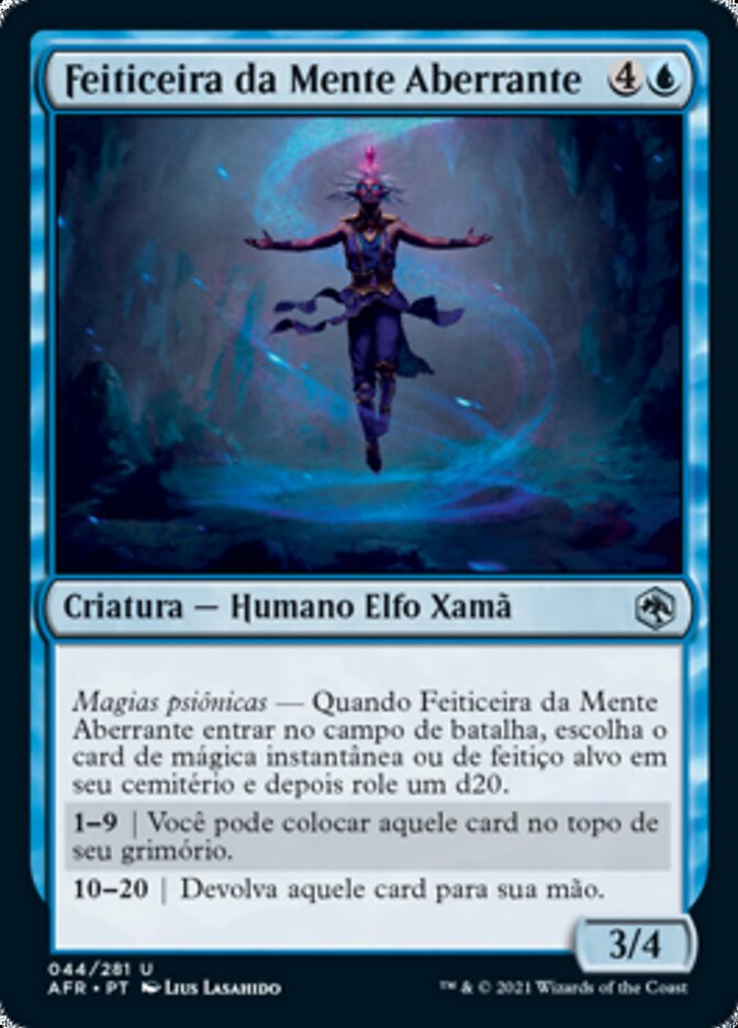 Feiticeira da Mente Aberrante / Aberrant Mind Sorcerer - Magic: The Gathering - MoxLand