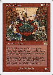 Rei dos Goblins / Goblin King - Magic: The Gathering - MoxLand
