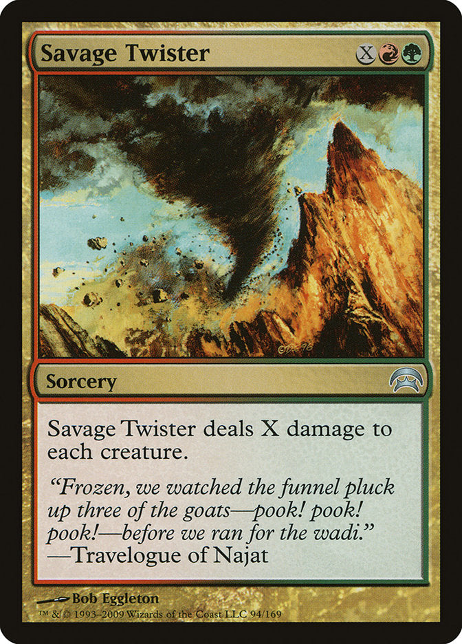 Tornado Selvagem / Savage Twister - Magic: The Gathering - MoxLand