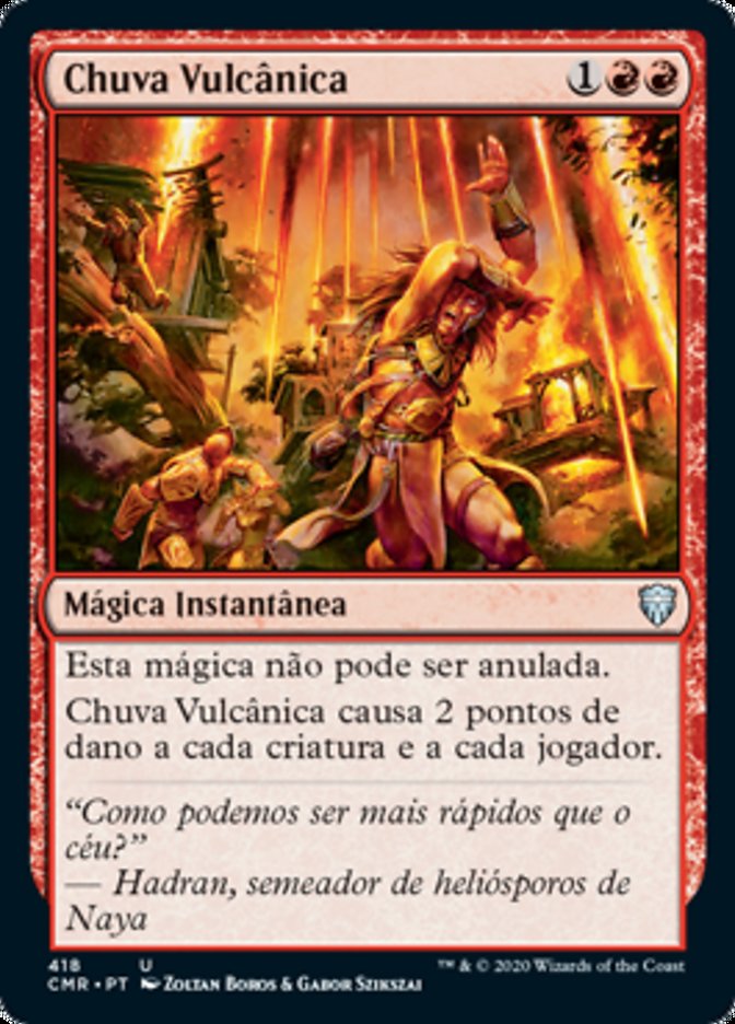 Chuva Vulcânica / Volcanic Fallout - Magic: The Gathering - MoxLand